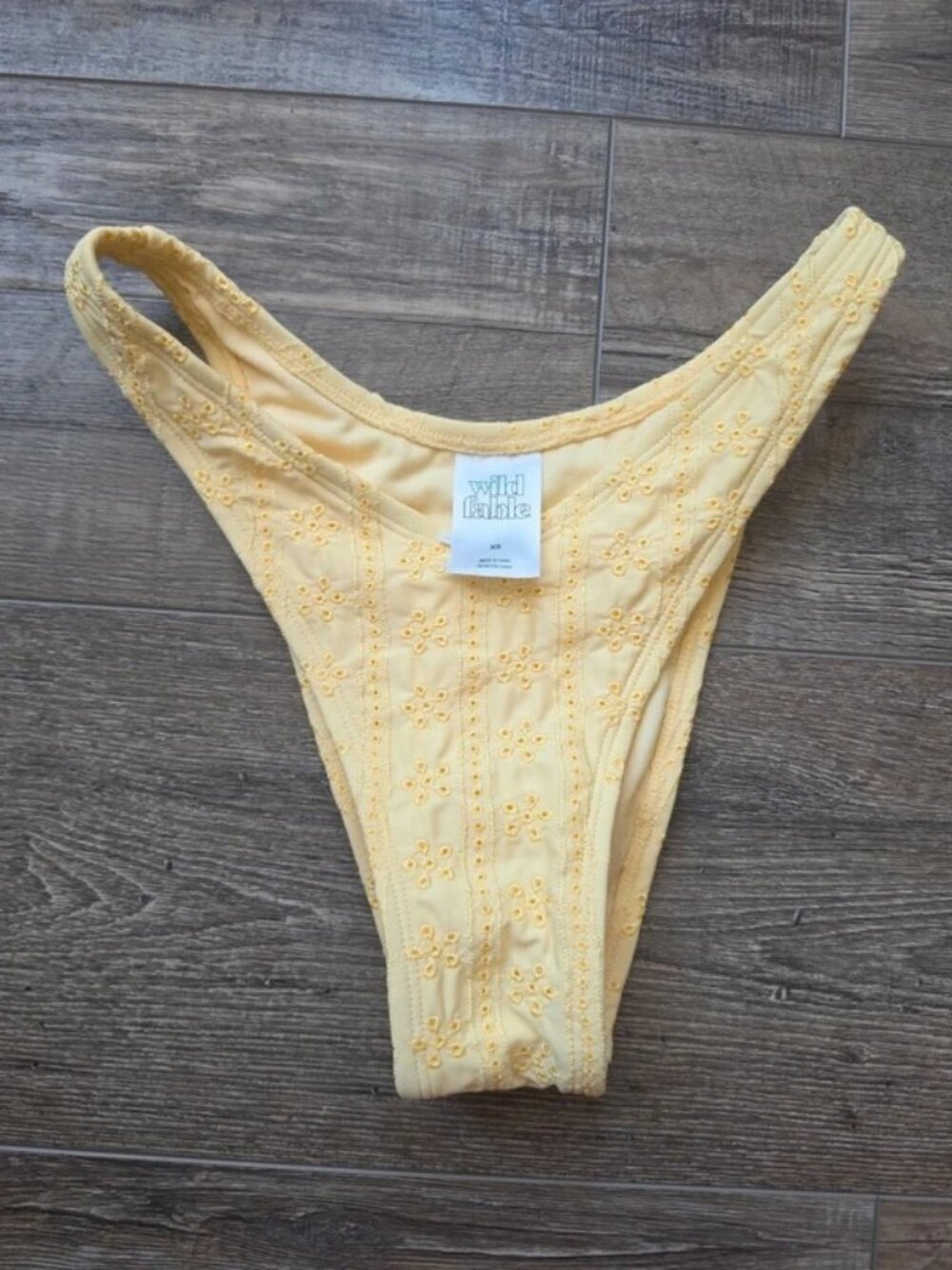 Wild Fable yellow bikini bottoms XS New beach summer